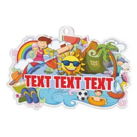 Akrylátová medaile MDAK2001 | Dětské Stuha: ST7, MD průměr: 5