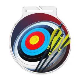 Akrylátová medaile MDA60M13 | Lukostřelba Stuha: ST17, MD průměr: 6