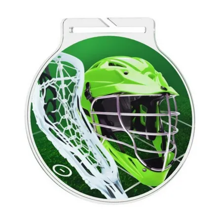 Akrylátová medaile MDA60M16 | Lacrosse Stuha: ST10, MD průměr: 6