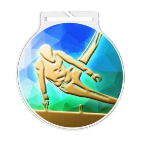 Akrylátová medaile MDA60M44 | Gymnastika Stuha: ST2, MD průměr: 6