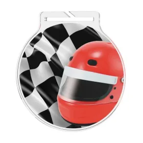 Akrylátová medaile MDA60M51 | Motorsport Stuha: ST8, MD průměr: 6