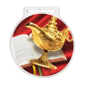 Akrylátová medaile MDA60M57 | Quiz Stuha: ST11, MD průměr: 6