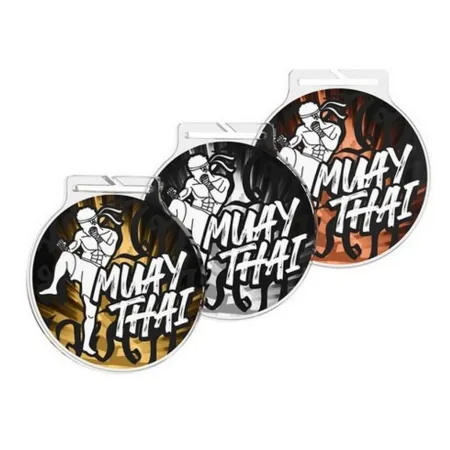 Akrylátová medaile MDAR60M24 | Bojová umění Barva: zlato, Stuha: ST4