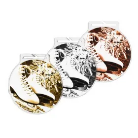 Akrylátová medaile MDAR60M34 | Krasobruslení Barva: bronz, Stuha: ST13