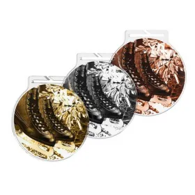 Akrylátová medaile MDAR60M35 | Krasobruslení Barva: zlato, Stuha: ST11