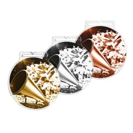 Akrylátová medaile MDAR60M36 | Roztleskávačky Barva: bronz, Stuha: ST6