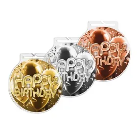 Akrylátová medaile MDAR60M38 | Dětské Barva: stříbro, Stuha: ST14