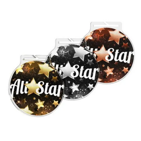 Akrylátová medaile MDAR60M42 Stuha: ST18, MD průměr: 6