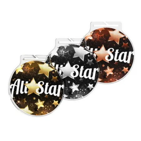 Akrylátová medaile MDAR60M42 Stuha: ST18, MD průměr: 6