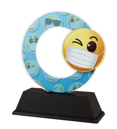 Akrylátová trofej AKEKC001M21 | Dětské Výška cm: 8.5, Šířka cm: 6
