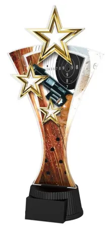 Akrylátová trofej ASTAR001M06 | Střelba Výška cm: 20