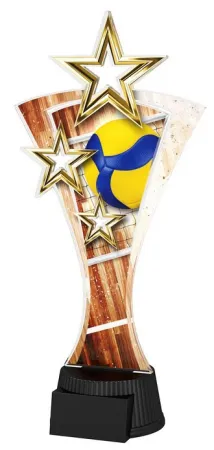 Akrylátová trofej ASTAR001M10 | Volejbal Výška cm: 25