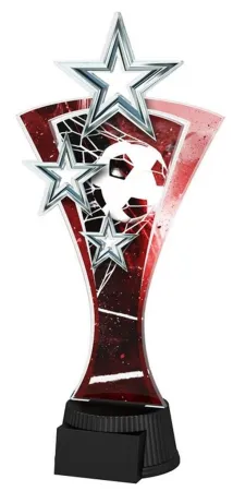 Akrylátová trofej ASTARR001M01 | Fotbal Výška cm: 30