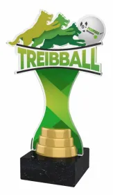 Akrylátová trofej ACBTM62 | Kynologie Výška cm: 26,5, Barva: stříbro