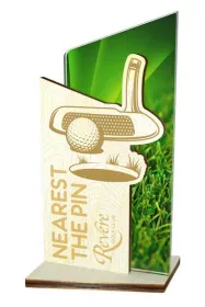 Akrylátová trofej APLA0012M03 | Golf Výška cm: 18