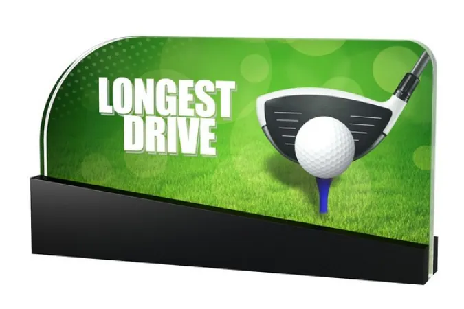 Akrylátová trofej APLA007M03 | Golf Výška cm: 9