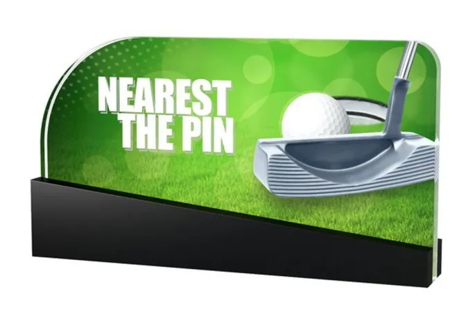 Akrylátová trofej APLA007M04 | Golf Výška cm: 9