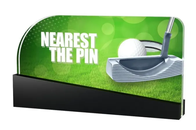 Akrylátová trofej APLA007M04 | Golf Výška cm: 9