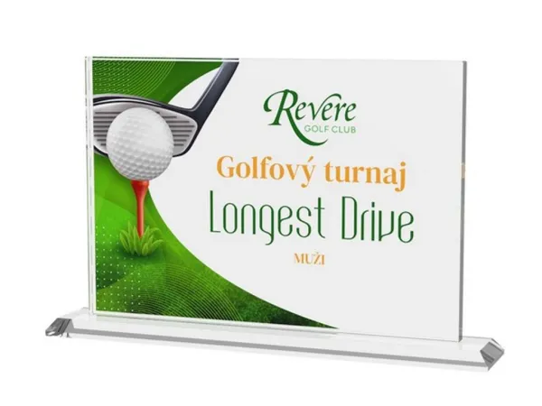 Skleněná trofej CR21001M05 Výška cm: 20