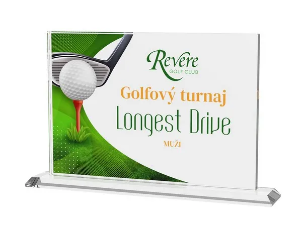 Skleněná trofej CR21001M05 Výška cm: 20