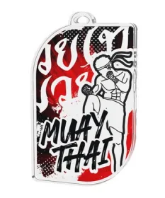 Akrylátová medaile MDA50M08 | Bojová umění Stuha: ST4, Tloušťka mm: 4