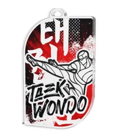 Akrylátová medaile MDA50M10 | Bojová umění Stuha: ST7, Tloušťka mm: 3