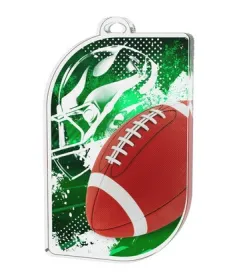 Akrylátová medaile MDA50M11 | Rugby Stuha: ST14, Tloušťka mm: 4