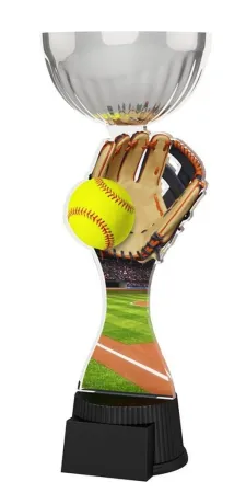 Akrylátová trofej ACUPCSMINIM37 | Baseball Výška cm: 22,5