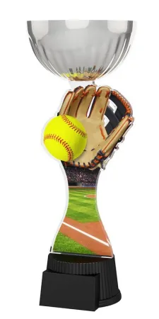 Akrylátová trofej ACUPCSMINIM37 | Baseball Výška cm: 22,5