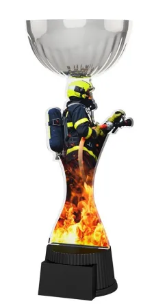 Akrylátová trofej ACUPCSMINIM13 | Hasiči Výška cm: 22,5