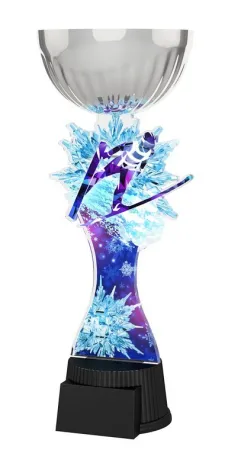 Akrylátová trofej ACUPCSMINIM69 | Skoky na lyžích Výška cm: 20,5