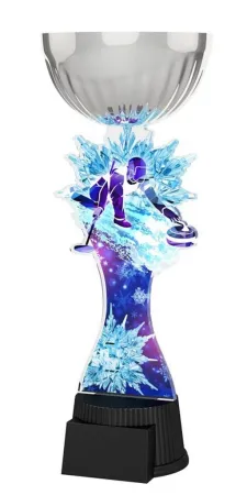 Akrylátová trofej ACUPCSMINIM74 | Curling Výška cm: 22,5