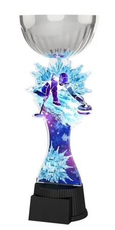 Akrylátová trofej ACUPCSMINIM74 | Curling Výška cm: 22,5