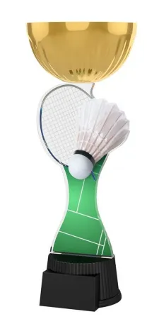 Akrylátová trofej ACUPCGMINIM21 | Badminton Výška cm: 20,5