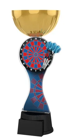 Akrylátová trofej ACUPCGMINIM23 | Šipky Výška cm: 20,5