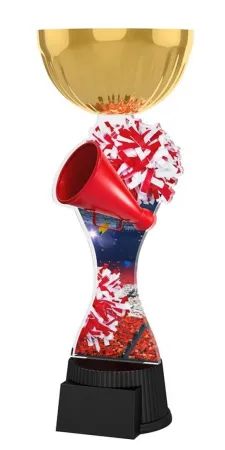 Akrylátová trofej ACUPCGMINIM55 | Roztleskávačky Výška cm: 20,5
