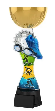 Akrylátová trofej ACUPCGMINIM65 | Atletika Výška cm: 20,5