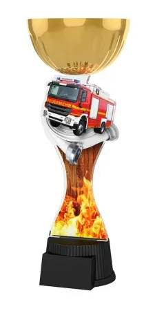 Akrylátová trofej ACUPCGMINIM16 | Hasiči Výška cm: 20,5