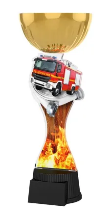 Akrylátová trofej ACUPCGMINIM16 | Hasiči Výška cm: 20,5