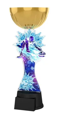 Akrylátová trofej ACUPCGMINIM74 | Curling Výška cm: 20,5