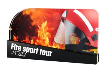 Akrylátová trofej APLA007M06 | Hasiči Výška cm: 11