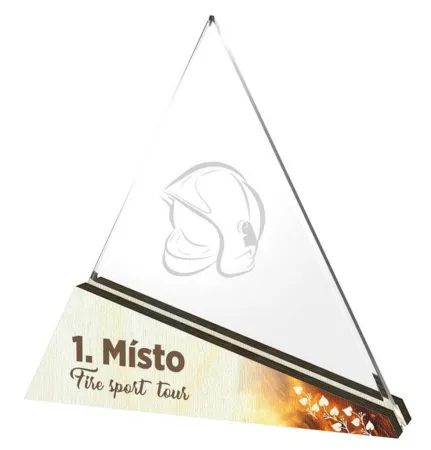 Akrylátová trofej APLA008M02 | Hasiči Výška cm: 18