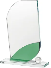 Skleněná trofej CR4007 | Golf Výška cm: 22