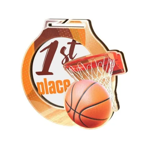 Medaile MDAW001M08 | Basketball Stuha: ST8