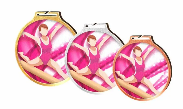 Medaile MDAW002M45 Průměr cm: 7, Stuha: ST6