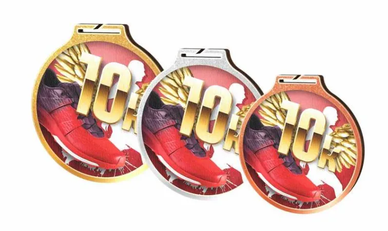 Medaile MDAW002M59 Průměr cm: 9, Stuha: ST14