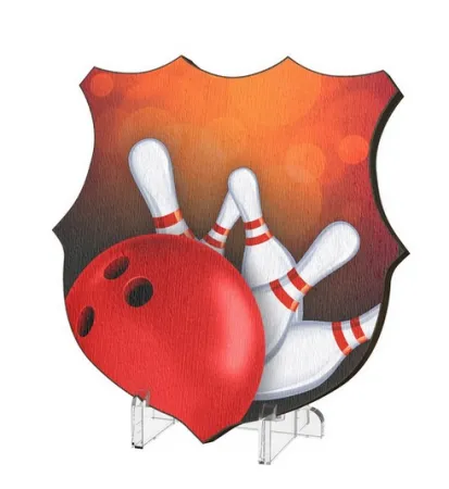 Plaketa WPP002M23 | Bowling Výška cm: 10