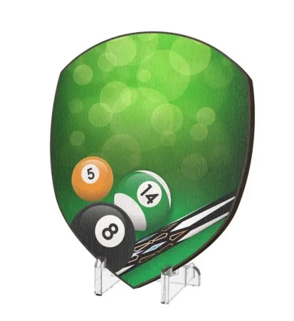 Plaketa WPP004M13 | Billiard Výška cm: 10