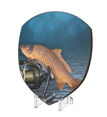 Plaketa WPP004M21 | Rybaření Výška cm: 15