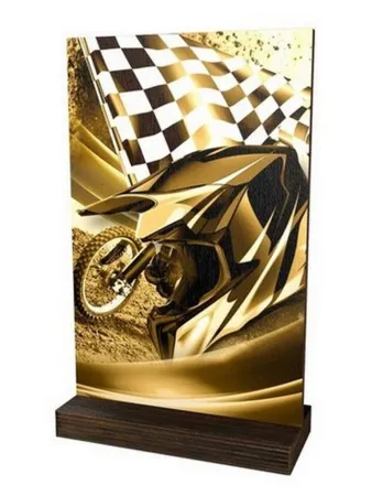 Dřevěná plaketa WPLAR01M13 | Motorsport Výška cm: 23